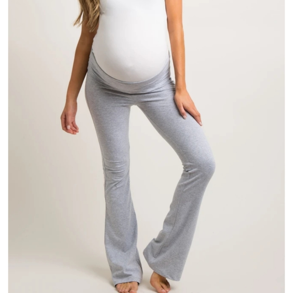 Pinkblush Heathered Basic Maternity Lounge Pant - image 4